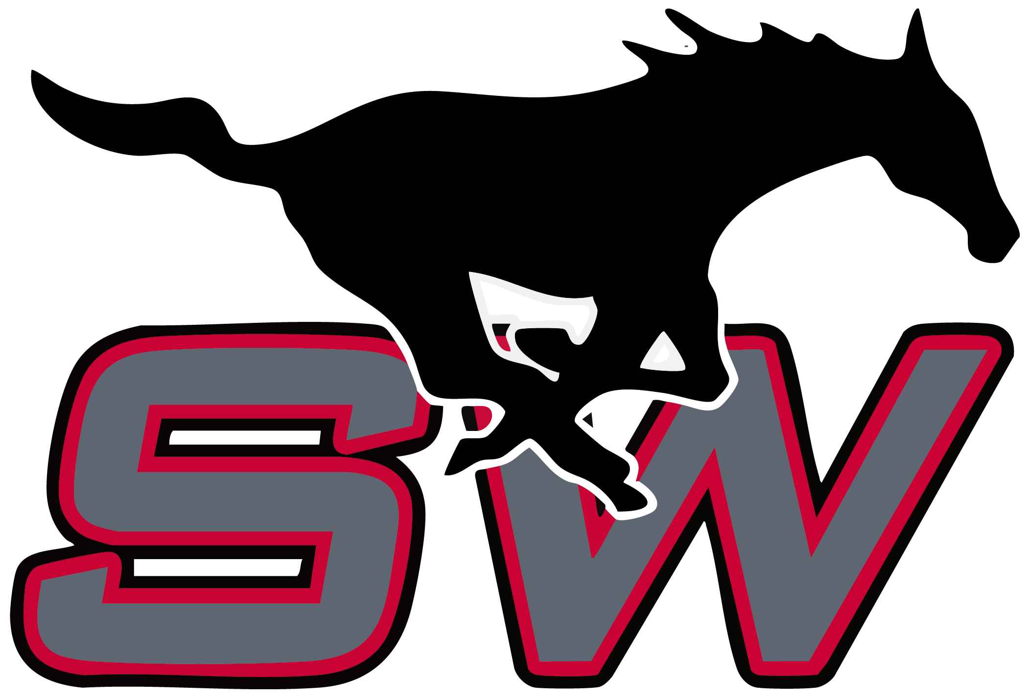 South Western Mustangs Spirit Wear logo