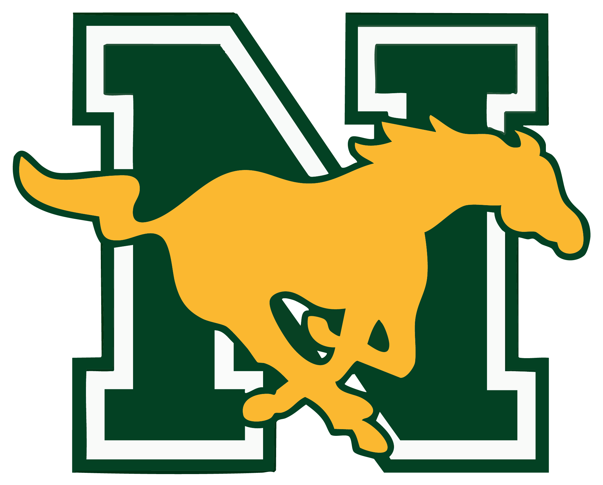 JW Nixon Mustangs Spirit Wear logo